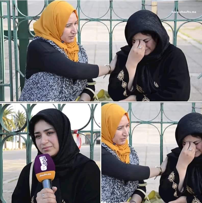 صورة فيديو ليلى تذرف الدموع أمام المحكمة وتوجه نداء إلى جميع المغاربة: “متخليونيش بوحدي راهم حكروني”..