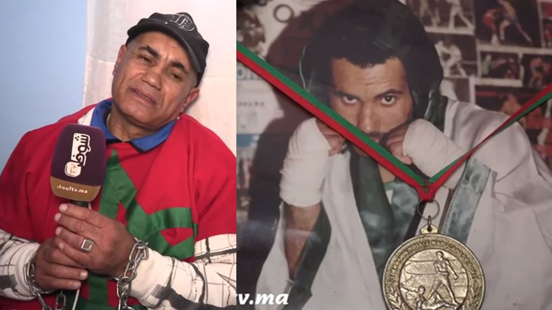 صورة أول خروج أعلامي  لأشهر أشهر سجين فالمغرب ولي رفض العفو ودوز 22 عام فالحبس بعدما تحكم عليه بالإعدام