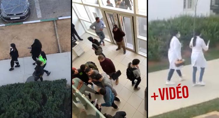 صورة فيديو/ خوف وهلع في الجامعة الدولية بالرباط إثر الإشتباه في إصابة طالب عائد من إيطاليا بفيروس كورونا !