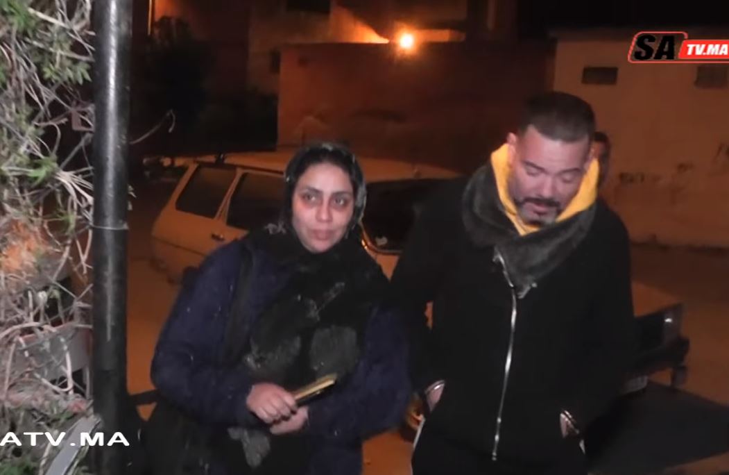 صورة الميلودي وزوجته مشاو عند البطل للي عطاه الملك العفو ومابغاش..