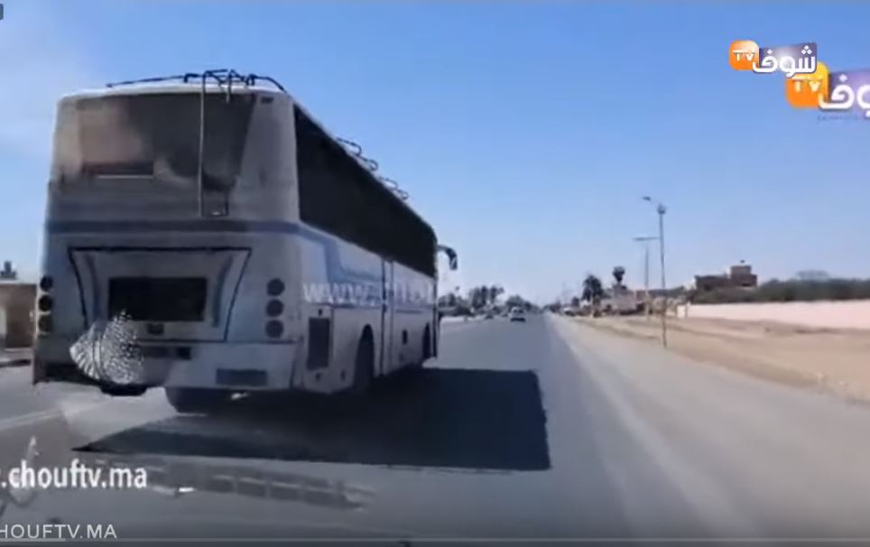 صورة لحظة اعتقال ابتسام بطمة الى سجن الوداية بمراكش