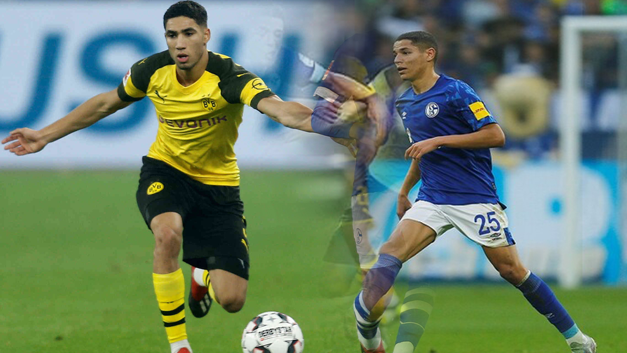 صورة بث مباشر : شالكة ضد دورتموند – حكيمي ضد أمين حارث