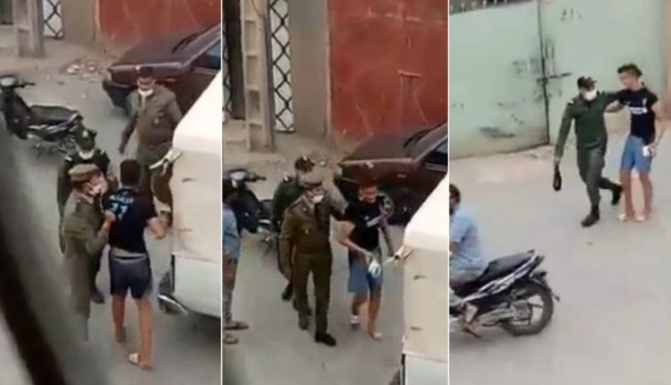 صورة مصير عنصرين من القوات المساعدة بعد واقعة الشاب الذي خرق حالة الطوارئ