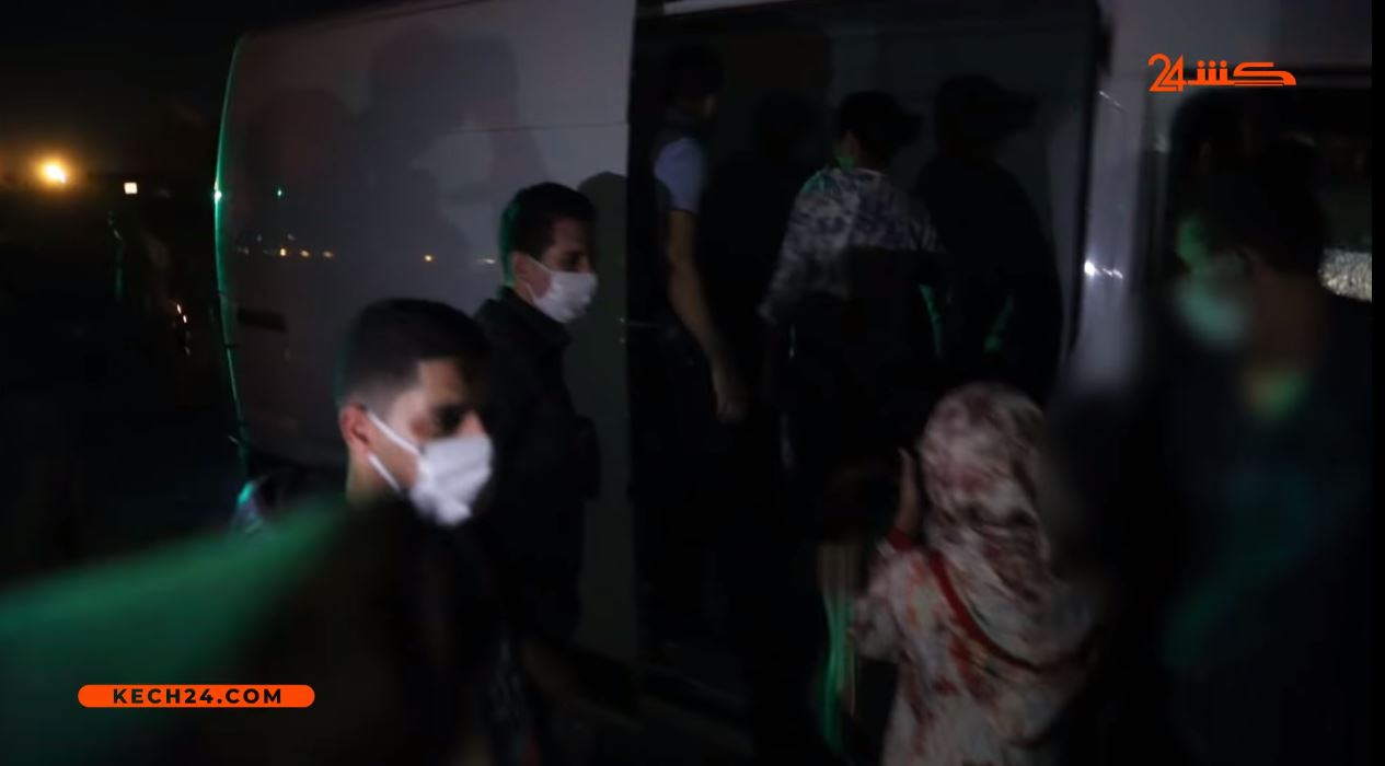 صورة اعتقال عائلة بأكملها كانو خارقين حالة الطوارئ بمراكش