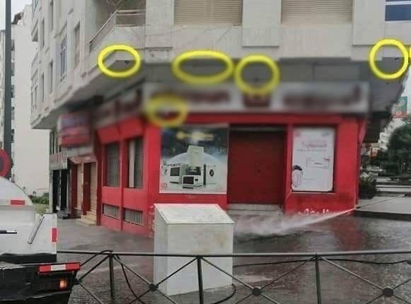 صورة عاجل..الشرطة قلبو الكاميرات للي كانو قدام مجسم شارع عبد الرحمان اليوسفي