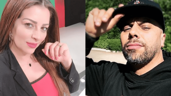 صورة أمل صقر تعتذر من زوجها”مسلم”  بعدما تسرب ليها فيديو لها مع زوجها