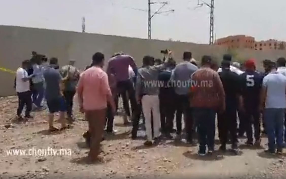 صورة اعادة تمثيل جريمة مراكش