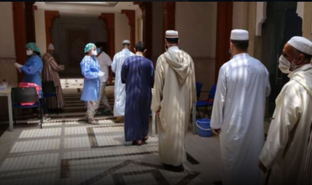 صورة إصابة 28 إماما ومرشدا دينيا بفيروس كورونا بمدينة طنجة