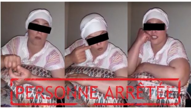 صورة القبض على مي نعيمة ديال أسفي بعد ظهورها في فيديو انتشر في مواقع التواصل