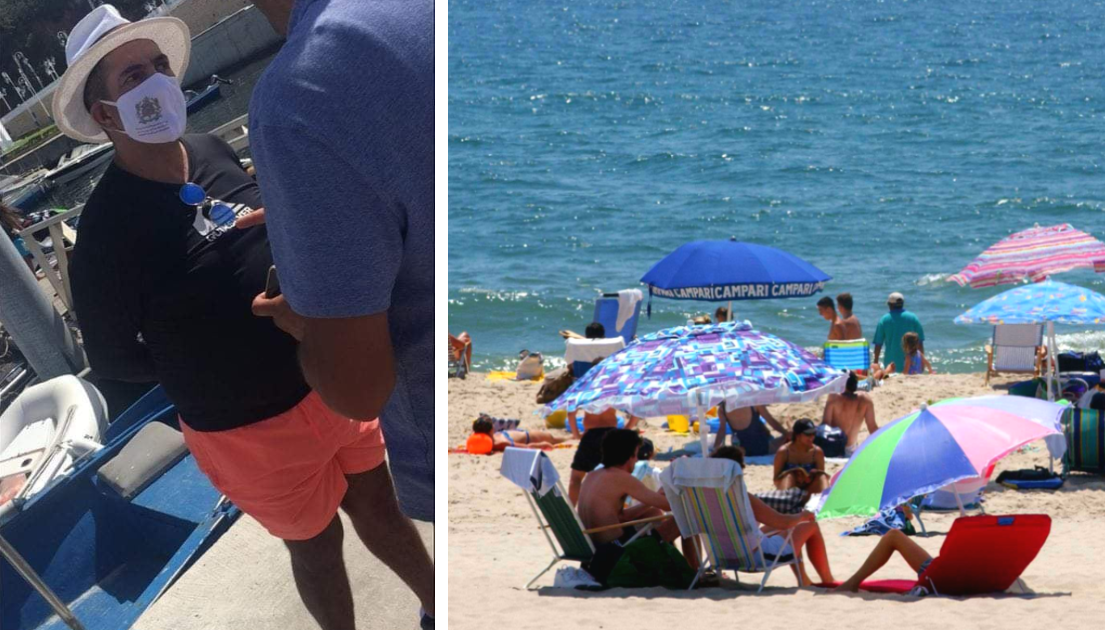 صورة أمزازي في المضيق و العثماني في مارتيل !..وزراء العثماني يغادرون مكاتبهم لقضاء عطلة الصيف ..