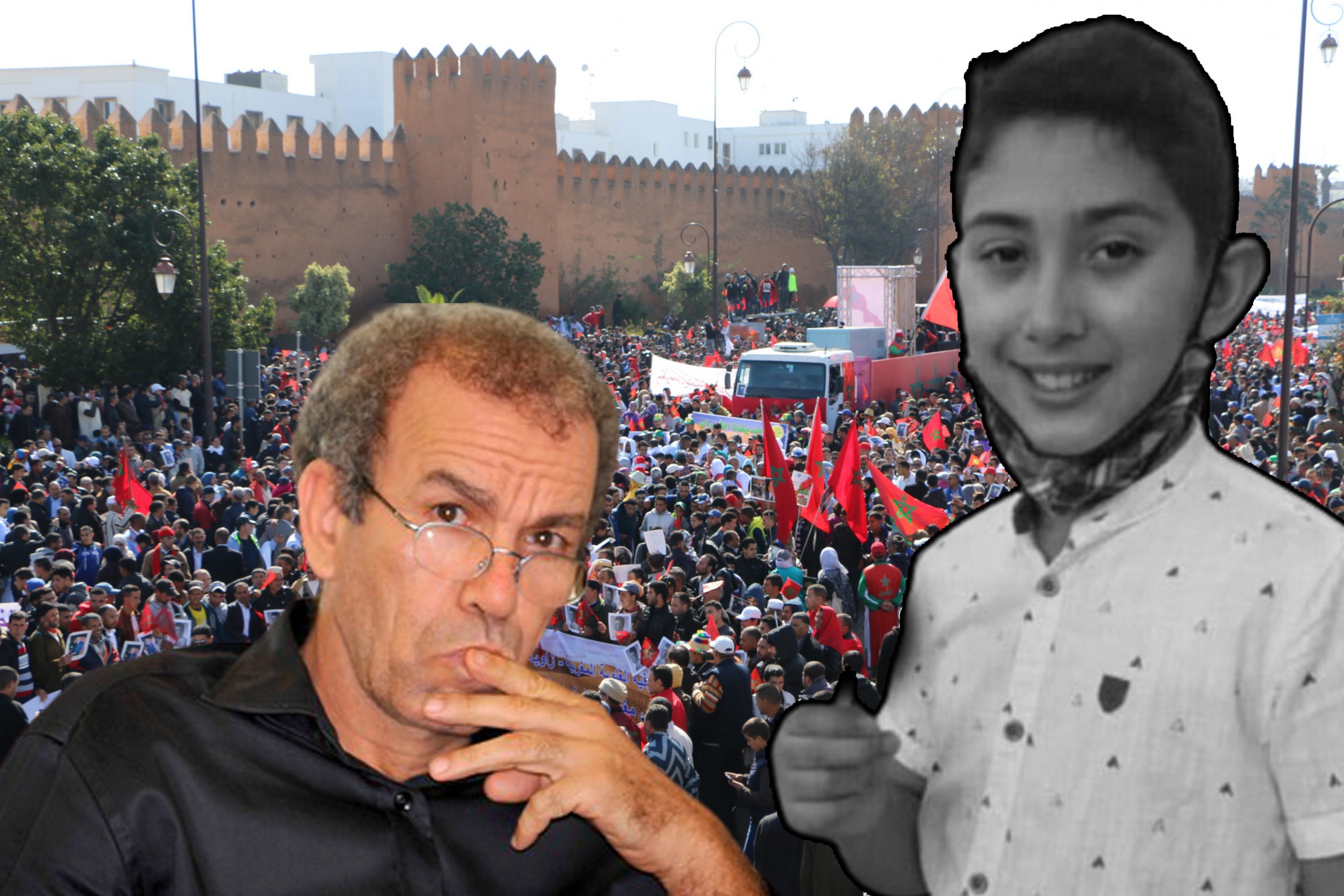 صورة عصيد يهاجم الناس للي قالو ان قاتل عدنان خاصو الإعدام