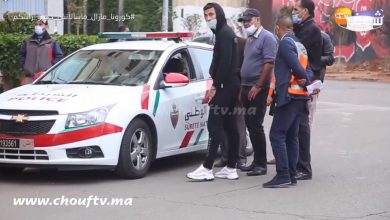 صورة لاعب الوداد الحسوني يتعرض لحادثة سير وسط مدينة الدار البيضاء