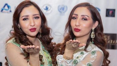 صورة عندما وجهت صفاء وهناء رسالة للأم ديالهم على المباشر