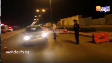 صورة سائق هرب للباراج ديال البوليس في حالة الطوارئ