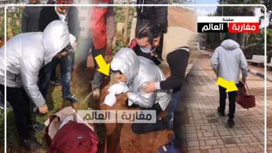 صورة لحظة دفن طفلة انس الباز – فيديو مؤثر