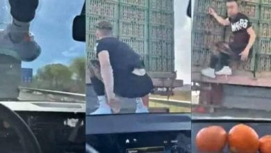 صورة هذا ما قررته النيابة العامة في حق “متسلق شاحنة البرتقال” بالطريق السيار بجماعة إشمرارن