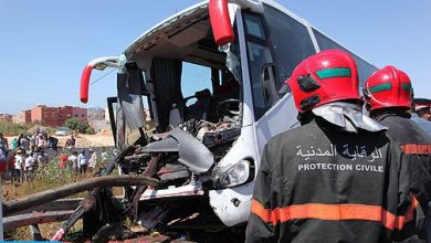 صورة حادثة سير في الطريق السيار تودي بحياة وإصابة 35 آخرين