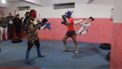 صورة النزال الكامل بجودة عالية بين الملولي و أشرف مول جوج دراهم